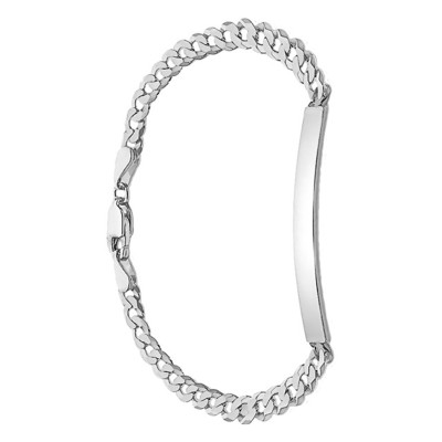 Gourmette Maille Gourmette, Argent 925, 19 cm - Emanessence