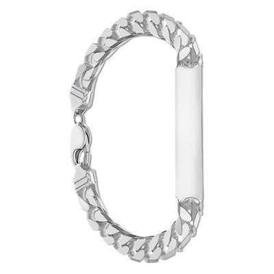 Gourmette Maille Gourmette, 8.20 mm, Argent, 21,50cm - Emanessence
