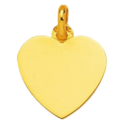 Pendentif coeur, Or jaune - Emanessence