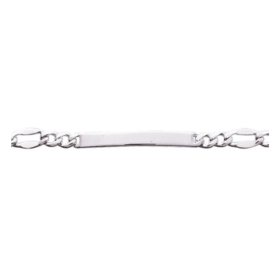 Gourmette Maille Fantaisie Alternée, Argent, 17 à 22cm - Emanessence