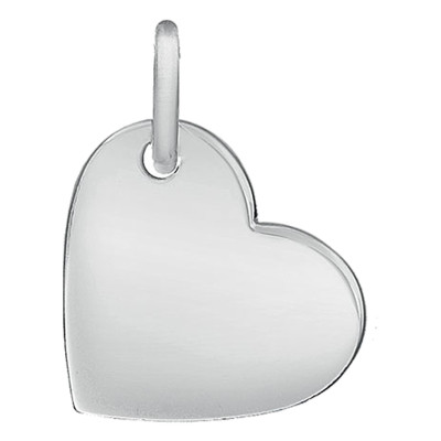 Pendentif Coeur Personnalisable, Argent 925 - Emanessence