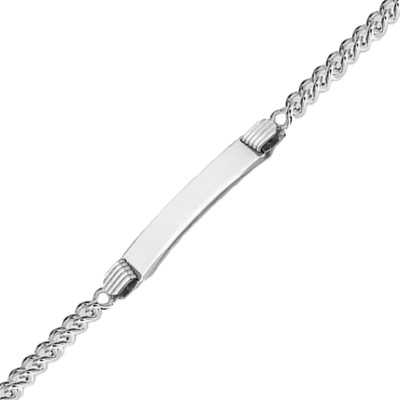 Gourmette Maille Gourmette, Argent, 19cm - Emanessence