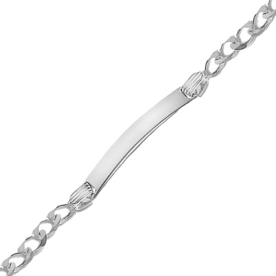 Gourmette Maille Gourmette, Argent 925, 18 cm - Emanessence