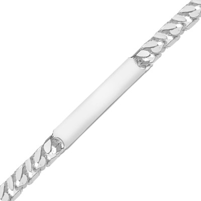Gourmette Maille Gourmette, 8.20 mm, Argent, 21,50cm - Emanessence