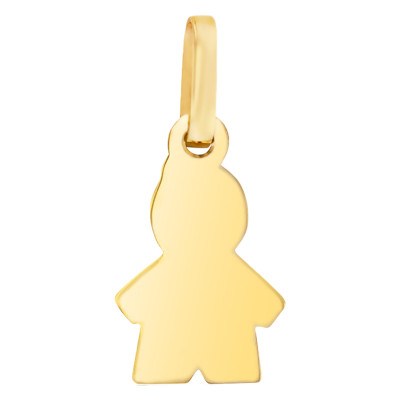 Pendentif Or jaune 375 Garçon Pierre de Naissance Swarovski - Bambins