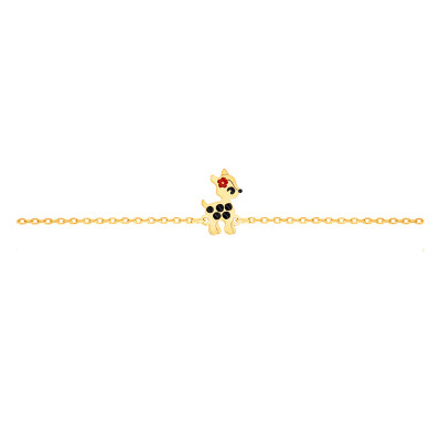Bracelet Bambi, Or jaune 375 - Bambins