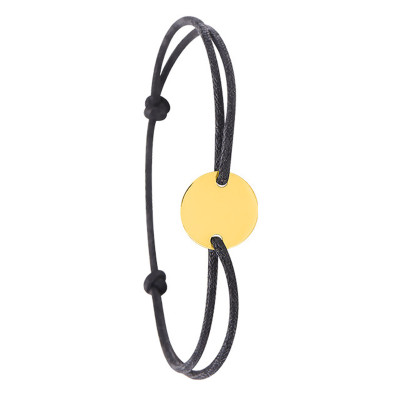 Bracelet Cordon Personnalisable, Or Jaune - Bambins