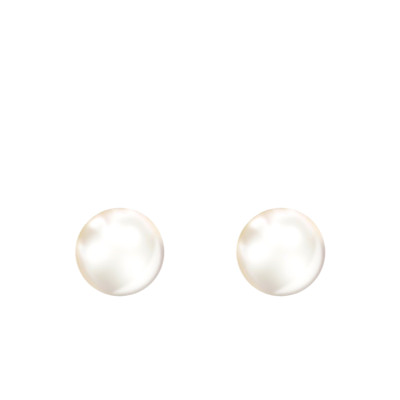 Puces d'oreilles perles de culture, Or jaune 750 - Emanessence