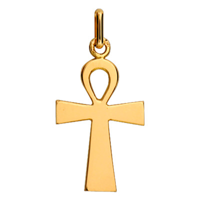 Croix Egyptienne, Or Jaune 750, 11x17mm - Lucas Lucor