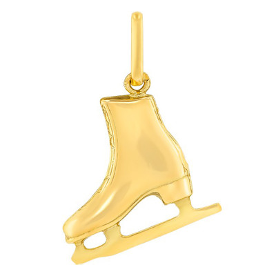Pendentif Patin à glace, Or jaune - Lucas Lucor