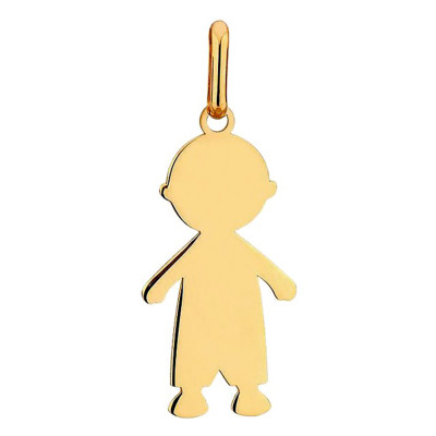 Pendentif petit garçon, Or jaune 750 - Lucas Lucor