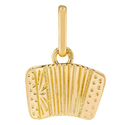 Pendentif accordéon, Or jaune - Lucas Lucor