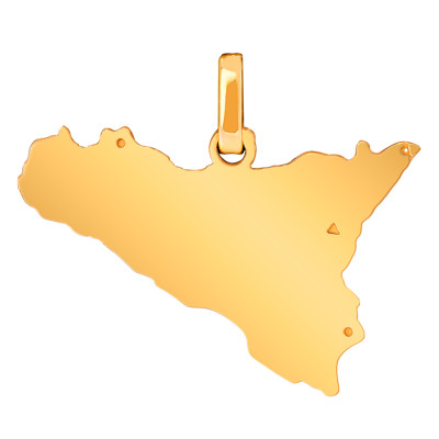Pendentif Sicile 20 x 18 mm, Or jaune 375 - Lucas Lucor
