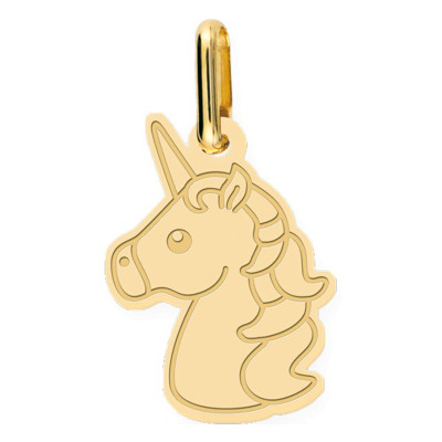 Pendentif licorne, Or jaune - Lucas Lucor
