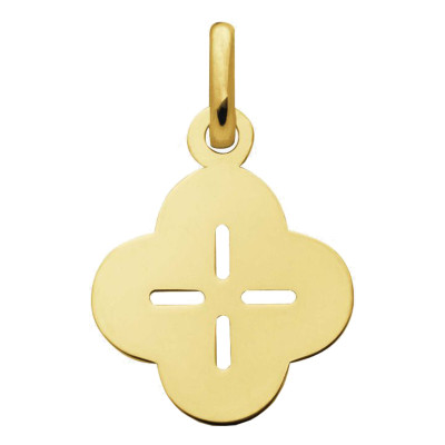 Pendentif Trèfle Ajouré GM, Or Jaune 750 - Augis