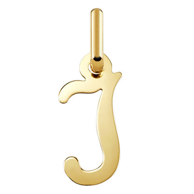 Pendentif lettre I, Or jaune 750 - Argyor