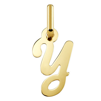 Pendentif lettre Y, Or jaune 750 - Argyor