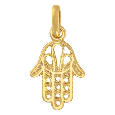 Pendentif Main de Fatma, Or Jaune, 9,70x12,40 mm - Rosatella