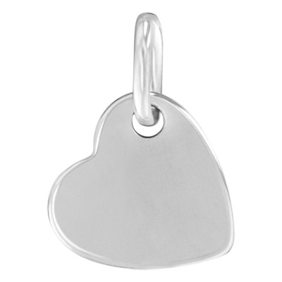 Pendentif Coeur Personnalisable en Argent 925 - Naïades