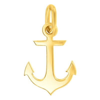 Pendentif Ancre Marine, Or Jaune - Vandona