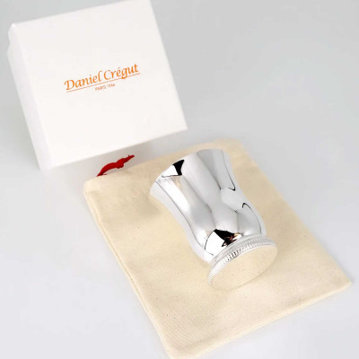 Timbale de Baptême Elodie, Métal Argenté - Daniel Crégut