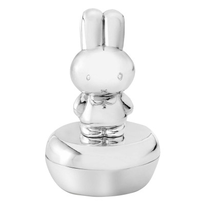 Boite a dents de lait lapin, Métal argenté - Daniel Crégut