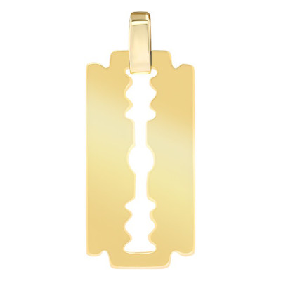 Pendentif Lame de Rasoir, Or Jaune 375 - Scarlett or Scarlett