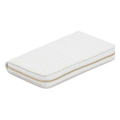Portefeuille Bijoux, Cuir Blanc Maria - Wolf 1834
