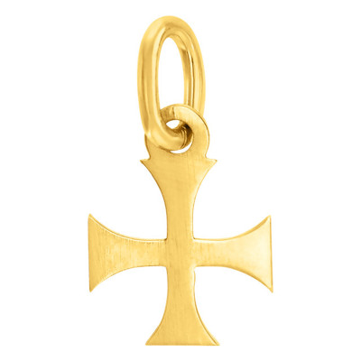 Croix des Templiers, Or Jaune, 9x9mm - Vandona