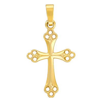 Croix orthodoxe, Or jaune, 30.85x14mm - Vandona