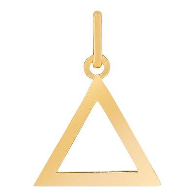 Pendentif Triangle ajouré, Or jaune - Lucas Lucor