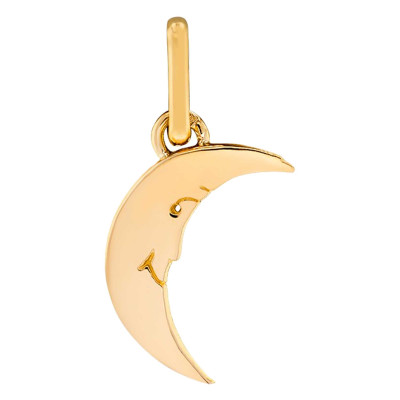 Pendentif lune, Or jaune - Lucas Lucor
