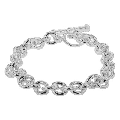 Bracelet Maille Forçat, Argent 925 Massif, 16 à 21cm - Artemis
