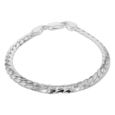Bracelet Maille Anglaise, Argent 925, 19 à 23cm - Artemis