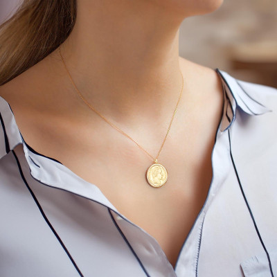 Pendentif Pièce 10F Napoélon III, Or Jaune 750, 19mm - Lucas Lucor
