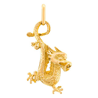 Pendentif Dragon, Or jaune - Lucas Lucor