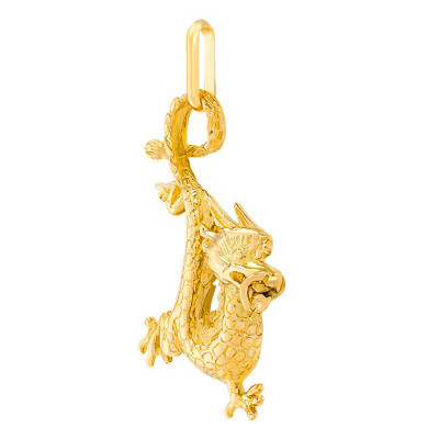 Pendentif Dragon, Or jaune - Lucas Lucor