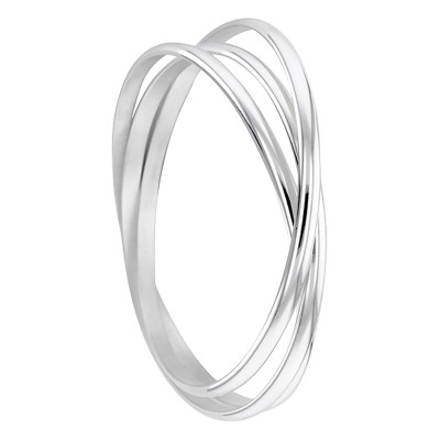 Bracelet Trio Demi-Joncs, Argent 925 - Artemis
