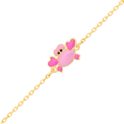 Bracelet enfant Crabe, Or jaune 375 - Bambins
