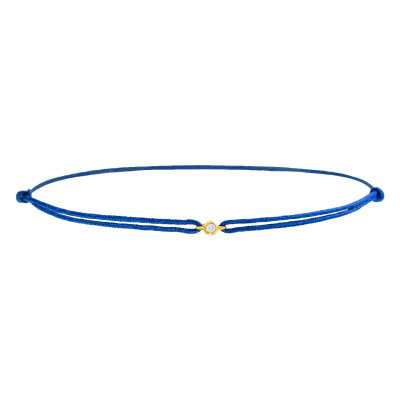 Bracelet Cordon Bleu Diamant, Or Jaune 750 - Aurora