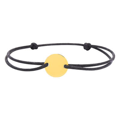 Bracelet Cordon Personnalisable, Or Jaune - Bambins