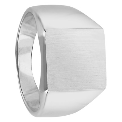 Chevalière rectangulaire, Argent 925 - Imperium
