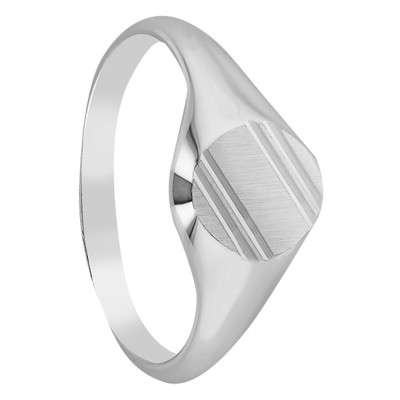 Chevalière Plateau Ovale à motifs, Argent 925 - Imperium
