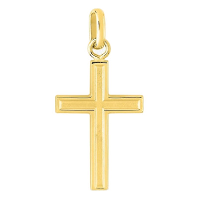 Croix Classique, Or jaune 750 - Emanessence