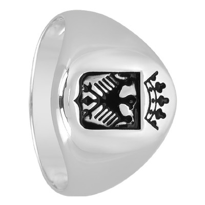 Chevalière Héraldique, Argent 925 - Imperium