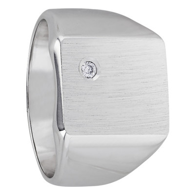 Chevalière Oxyde de Zirconium & Argent 925 - Imperium