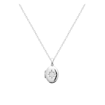 Pendentif Photo Oxydes, Argent rhodié 925, 14x22mm - Emanessence