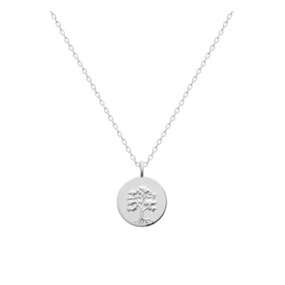 Pendentif Arbre de vie, Argent Rhodié 925, 18 mm - Emanessence