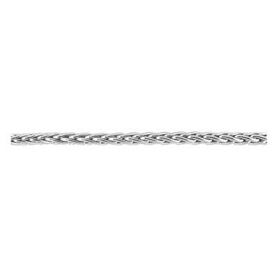 Bracelet Maille Palmier Droit, Argent 925, 18 à 20cm - Emanessence