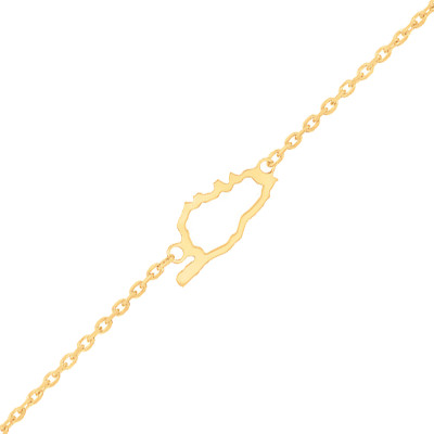 Bracelet Ile de la Corse Ajourée, Or jaune - Rosatella